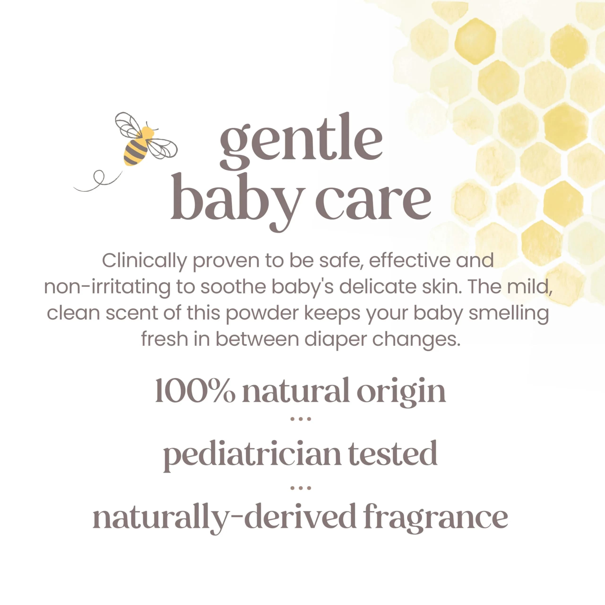 Burt's Bees Baby Dusting Powder, Talc-Free, 7.5 oz (212 g) | 100% Natural Origin Cornstarch Formula - view 6