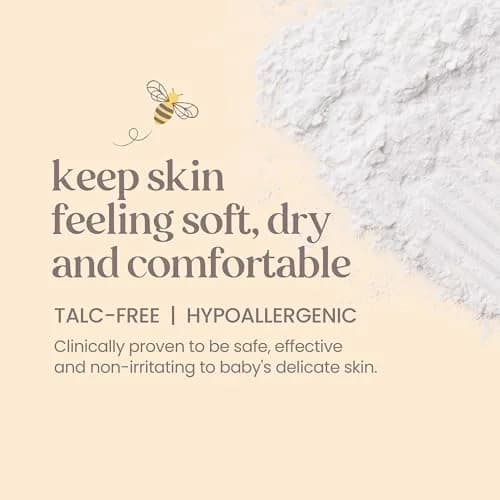 Burt's Bees Baby Dusting Powder, Talc-Free, 7.5 oz (212 g) | 100% Natural Origin Cornstarch Formula thumbnail 2