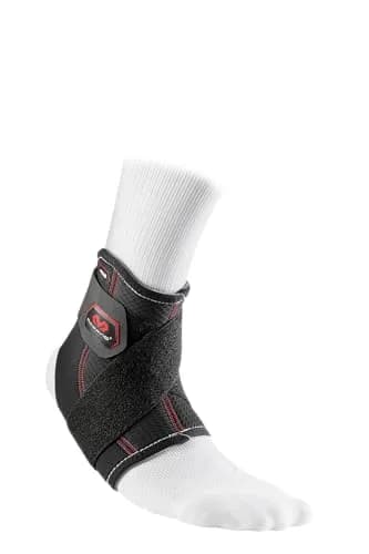 McDavid Ankle Support With Strap (Black, Medium) | Ankle Brace for Injury Prevention & Recovery thumbnail 1
