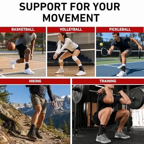 McDavid Adjustable Ankle Brace for Women Men | Sprain Support & Recovery, Lace Up, Black, XL thumbnail 4