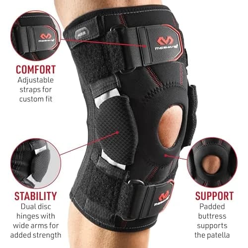 McDavid Hinged Knee Brace for Men & Women | Maximum Support & Compression for Stability & Recovery thumbnail 3