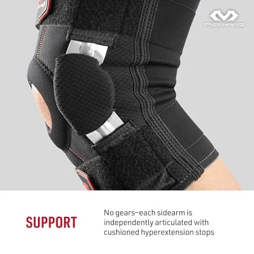 McDavid Hinged Knee Brace for Men & Women | Maximum Support & Compression for Stability & Recovery thumbnail 4
