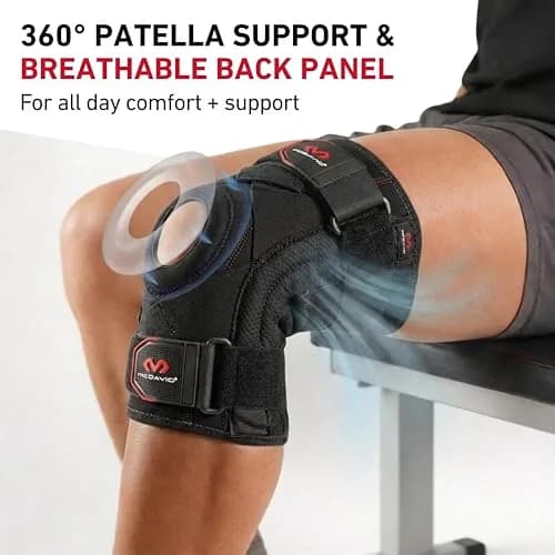 McDavid Knee Brace Support with Side Stays & Cross Straps, XXLarge (230g) | FDA Approved Orthopedic Brace for Men & Women thumbnail 7