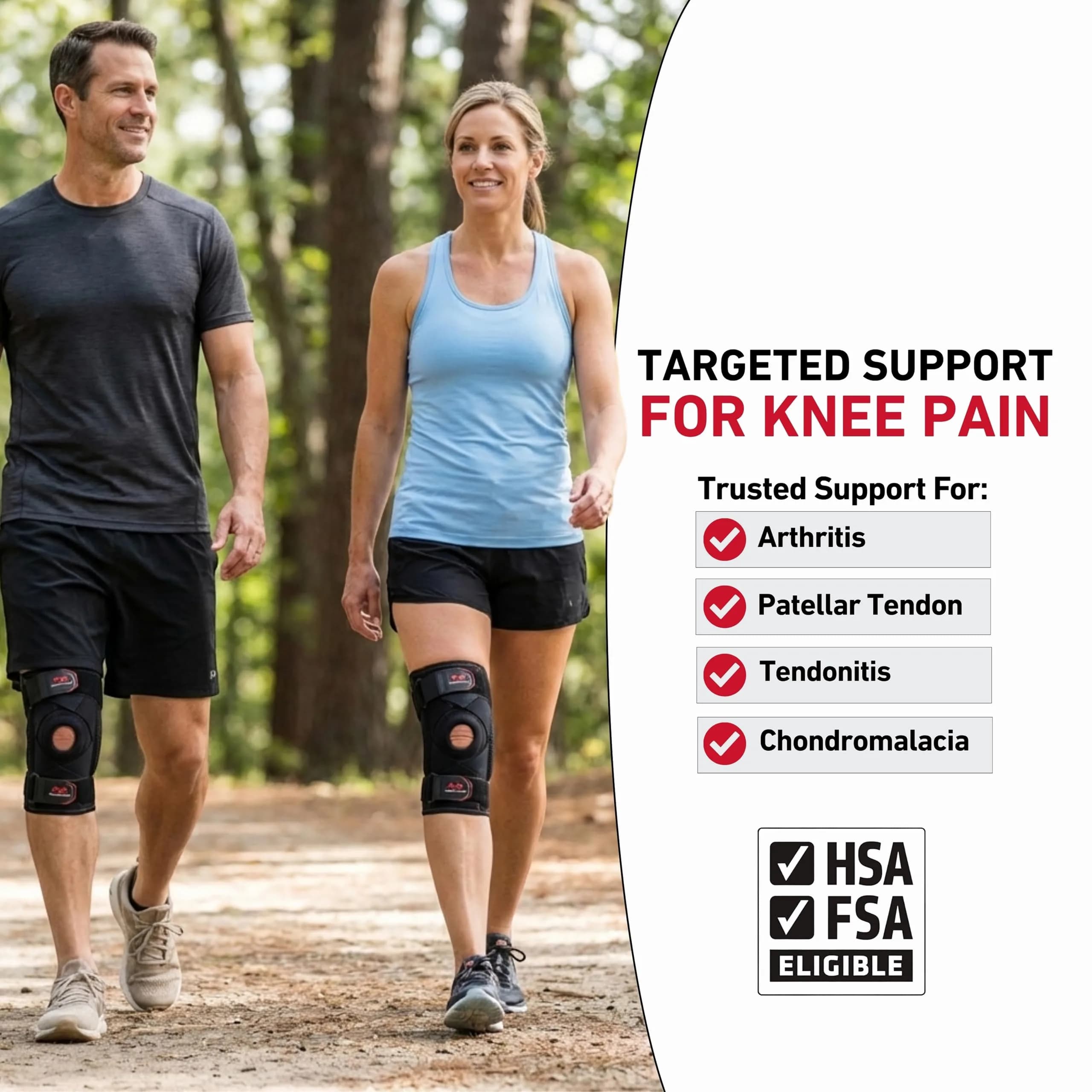 McDavid Knee Brace Support with Side Stays & Cross Straps, XXLarge (230g) | FDA Approved Orthopedic Brace for Men & Women - view 2