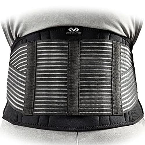 McDavid Back Support (Black, Regular) | Support & Circulation Aid for Adults thumbnail 1