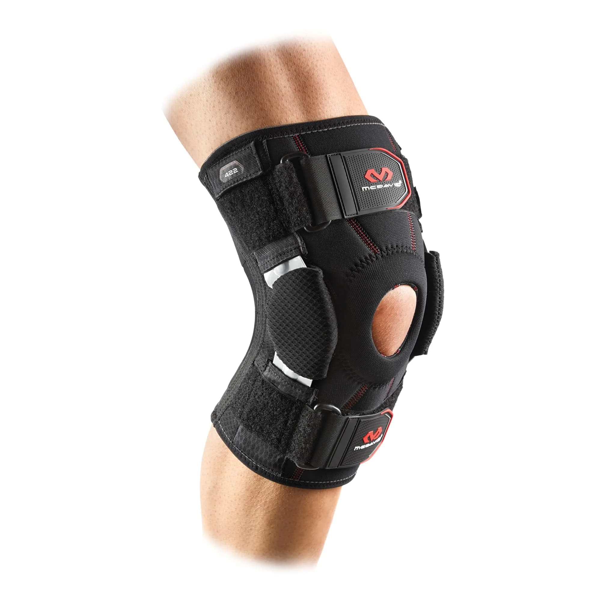 McDavid Hinged Knee Brace for Men & Women | Maximum Support & Compression for Stability & Recovery — Small