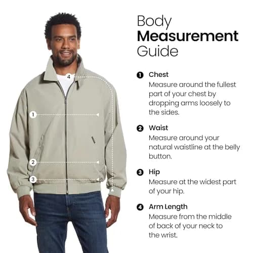 Weatherproof Men's Golf Jacket Water-Resistant Lightweight Windbreaker | All-Weather Golf Outerwear (70-120 chars) thumbnail 6
