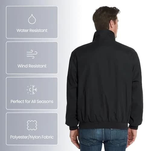 Weatherproof Men's Golf Jacket Water-Resistant Lightweight Windbreaker | All-Weather Golf Outerwear (70-120 chars) thumbnail 2