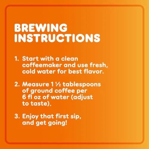 Dunkin' Donuts French Vanilla Ground Coffee 340g (12 Oz) | Medium Roast with Smooth Vanilla Flavor thumbnail 6