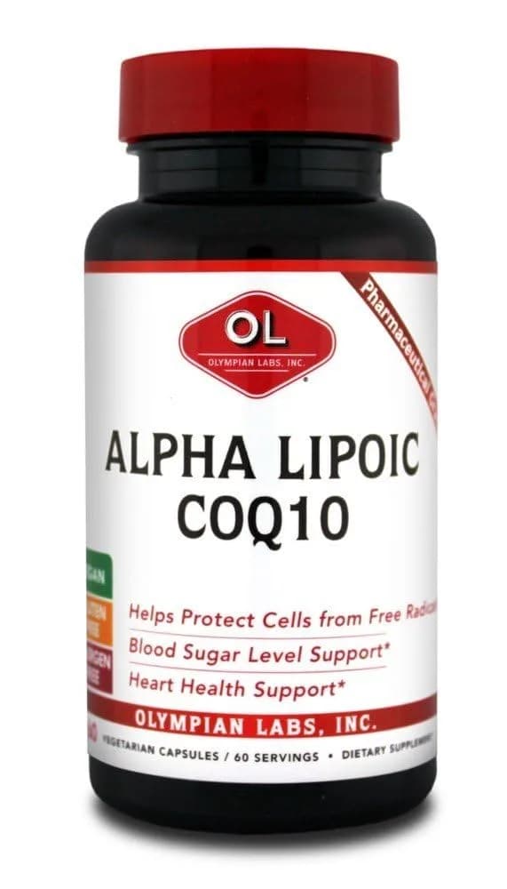 Olympian Labs Alpha Lipoic CoQ10 200 mg Capsules — White Label