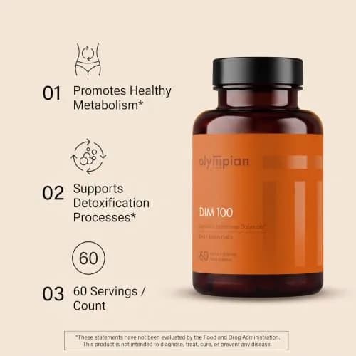 Olympian Labs DIM Supplement 100mg | Hormonal Balance & Detox Support (110 chars) thumbnail 5