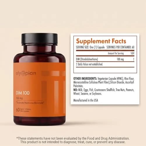 Olympian Labs DIM Supplement 100mg | Hormonal Balance & Detox Support (110 chars) thumbnail 2