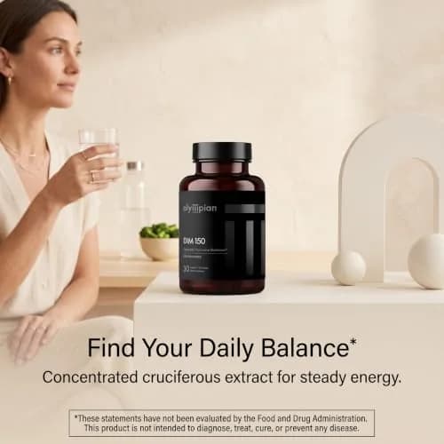 Olympian Labs DIM 150mg - Diindolylmethane Supplement Capsules for Hormone Balance, Clear Skin, PCOS Support, 30 Capsules thumbnail 5