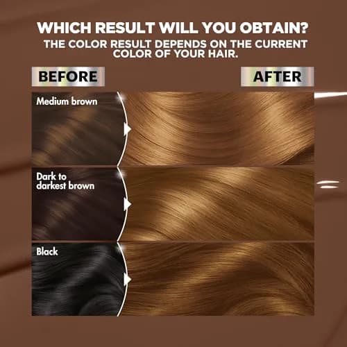 Garnier Nutrisse Ultra Color B3 Golden Brown (Spiced Rum) Permanent Hair Dye 1 Count | High Lift Shade for Dark Hair thumbnail 4