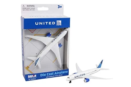Daron United Single Plane Die-cast Toy Model Airplane | Authentic 5.75-inch aircraft for kids ages 3+ thumbnail 1