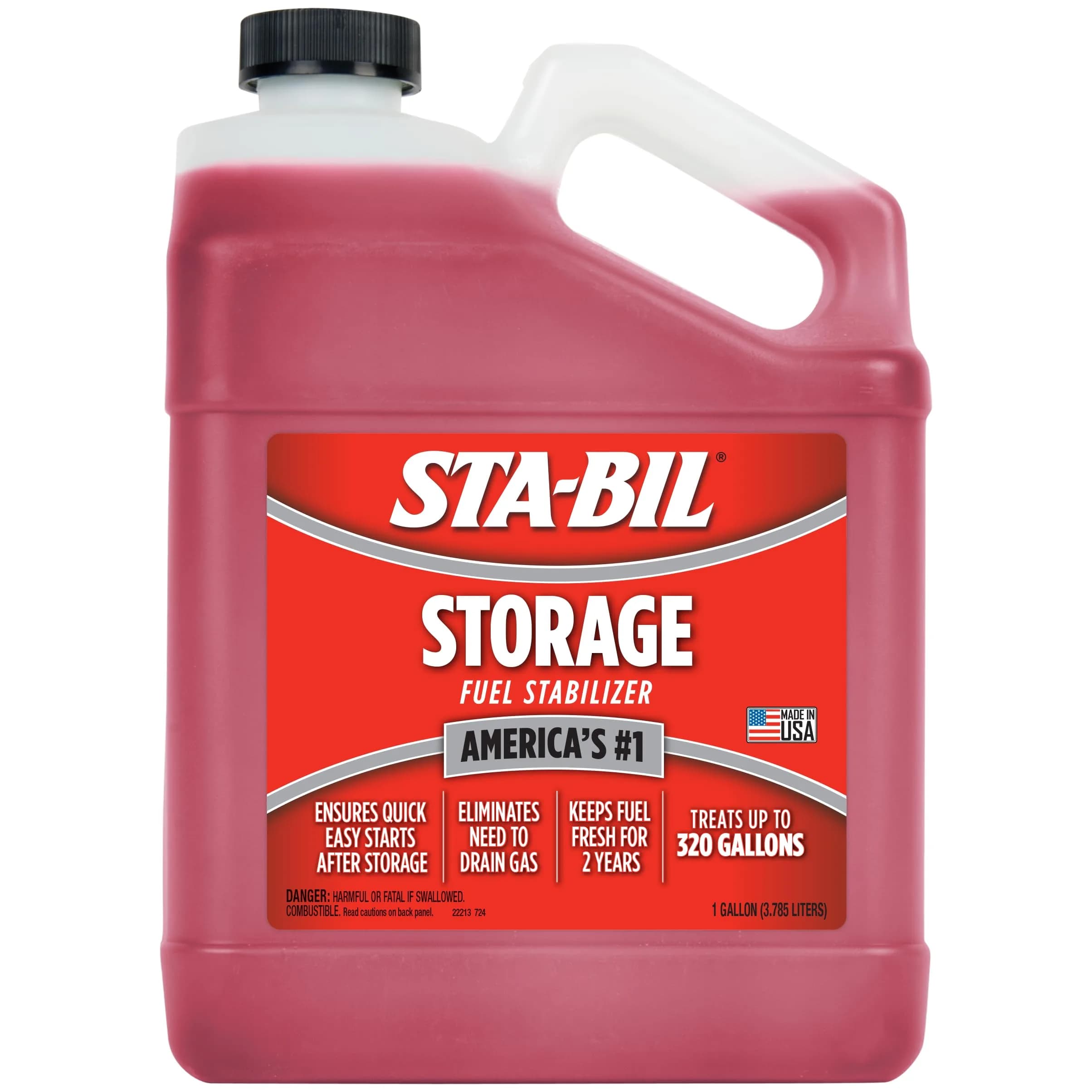 STA-BIL Storage Fuel Stabilizer - 1 Gallon (3.78 L) | Keeps Fuel Fresh for 24 Months - main product image