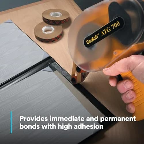 3M Scotch ATG Adhesive Transfer Tape 924 Clear 1/4 in x 36 yd (6.35mm x 32.9m) | Permanent Bonding for Crafts & Displays thumbnail 3