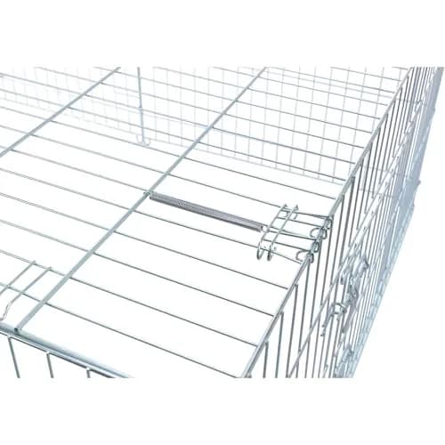 TRIXIE Enclosed Outdoor Run 34 cu. ft. | Heavy-Duty Galvanized Metal Pet Cage thumbnail 6