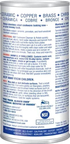 Bar Keepers Friend Superior Cookware Cleanser & Polish 340g (12 oz) | Cleans Tough Grease, Rust, and Stains thumbnail 2