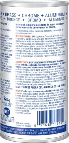 Bar Keepers Friend Superior Cookware Cleanser & Polish 340g (12 oz) | Cleans Tough Grease, Rust, and Stains thumbnail 3