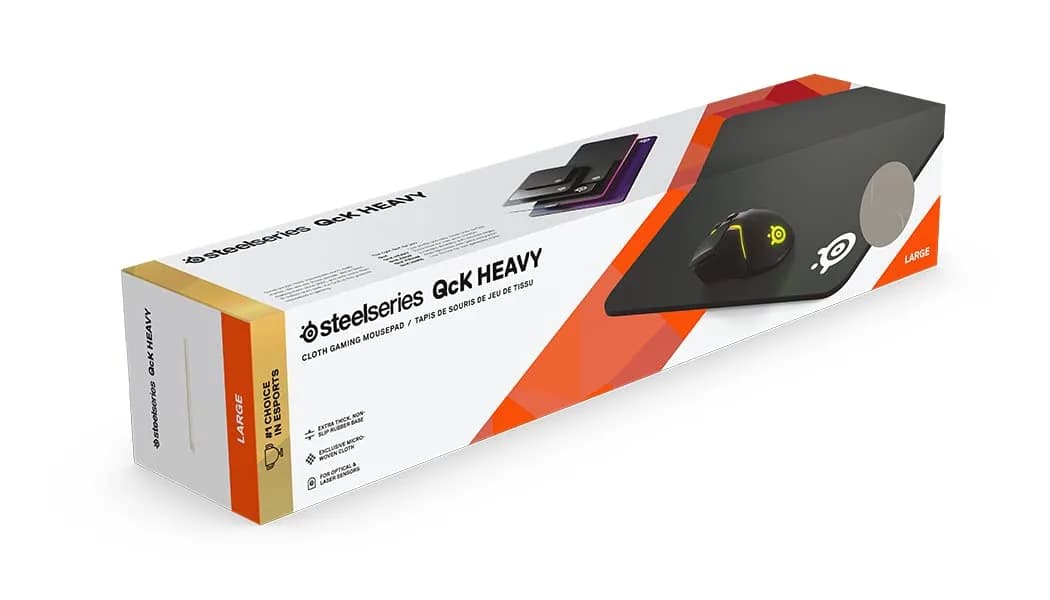 SteelSeries QcK Hard Medium Gaming Mouse Pad | Pinpoint Accuracy for Esports Pros - view 4