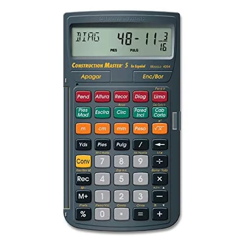 Calculated Industries Construction Master 5 en Espanol | Spanish Construction Calculator thumbnail 1