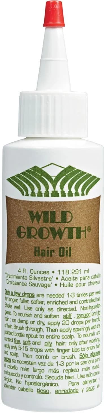 Wild Growth Hair Oil 118ml (4 Fl Oz) | Natural Formula for All Hair Types