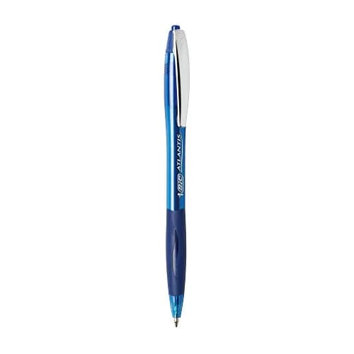 BIC Glide Blue Retractable Ballpoint Pens, Medium Point, 1.0mm, 2-Count | Smooth Ink Flow thumbnail 3