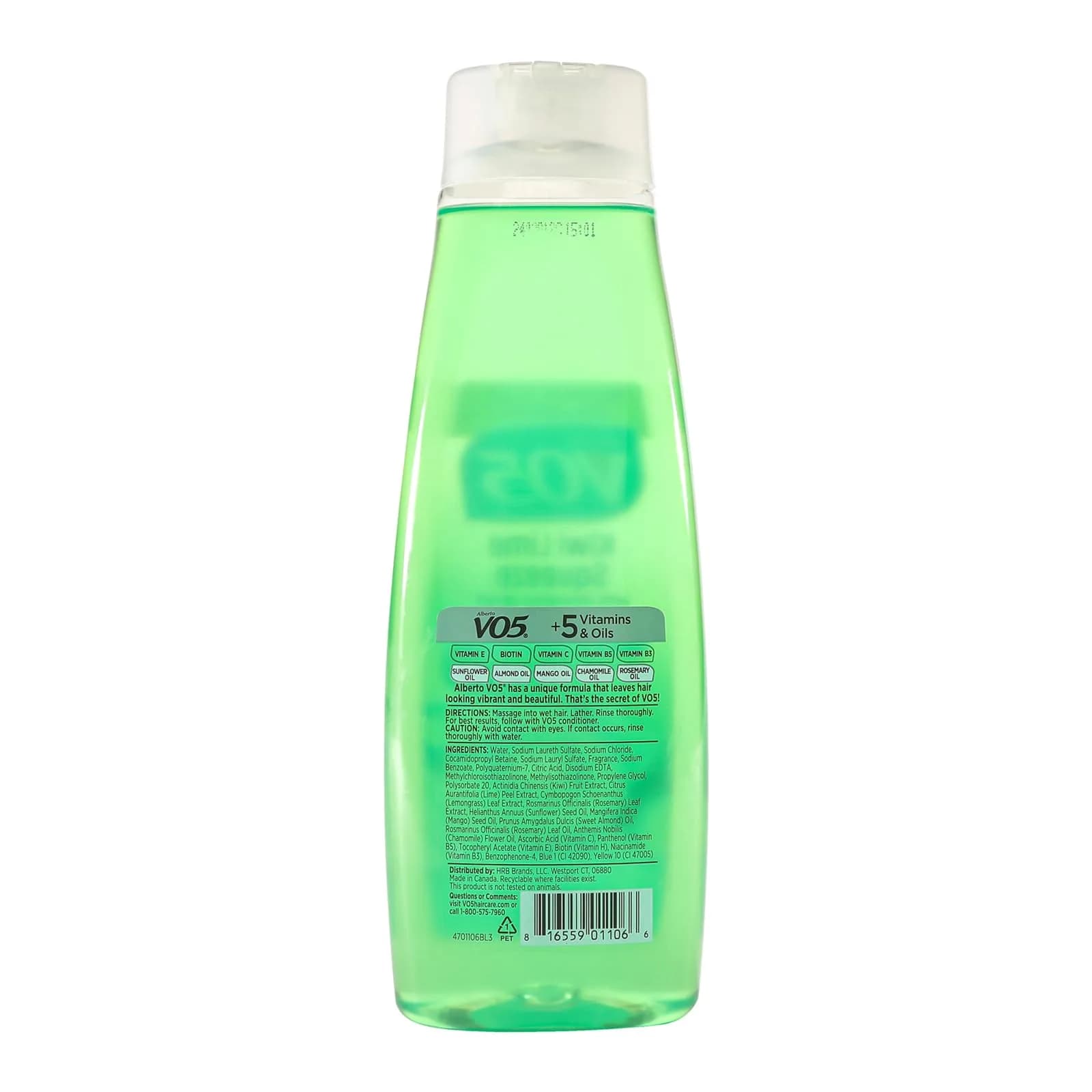 VO5 Kiwi Lime Squeeze Clarifying Shampoo - 443ml (15 fl oz) | Hydrates and Clarifies Hair - view 3
