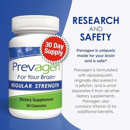 Prevagen Regular Strength with 7-Day Pill Minder, 30 Capsules | Supports Brain Health thumbnail 6