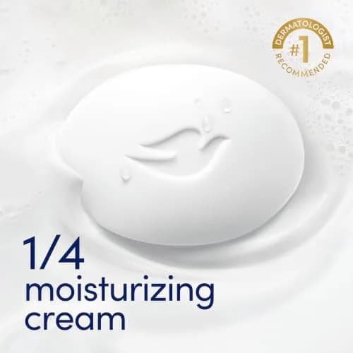 Dove Sensitive Skin Beauty Bar Soap 204g (7.5 Oz) | Hypoallergenic & Fragrance-Free Cleanser thumbnail 3
