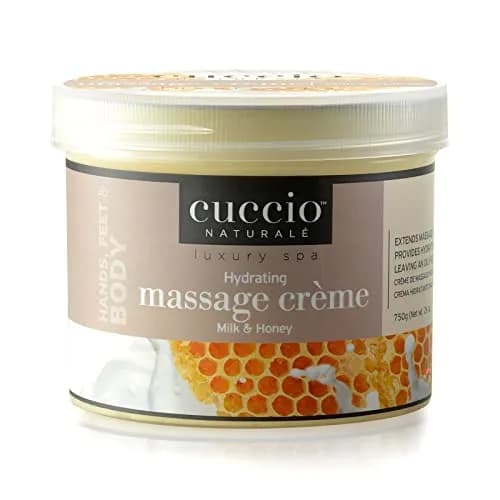 Cuccio Hydrating Massage Creme Milk & Honey 769ml (26 Fl Oz) | Non-Oily, Ultra-Hydrating Body Moisturizer thumbnail 1