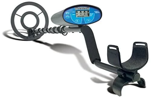 Bounty Hunter Quick Silver Metal Detector with Pinpointer | 8" Waterproof Coil, LCD Display, 1.9 lbs thumbnail 2