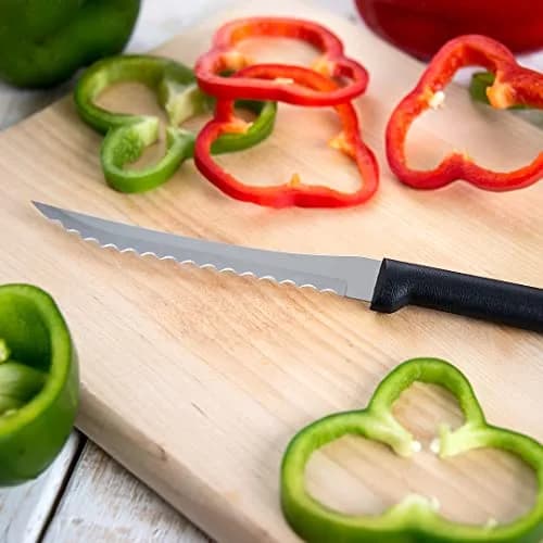 RADA Tomato Slicer Knife 5" Serrated Blade | Durable High-Carbon Stainless Steel (70-120 chars) thumbnail 5