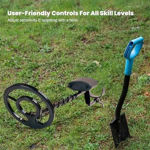 Bounty Hunter Tracker IV Metal Detector with 8" Waterproof Coil & Digger | 2.6 lbs Lightweight thumbnail 4