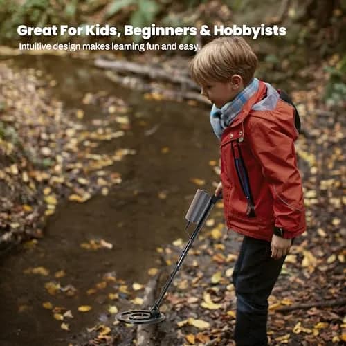 Bounty Hunter Tracker IV Metal Detector with 8" Waterproof Coil & Digger | 2.6 lbs Lightweight thumbnail 6