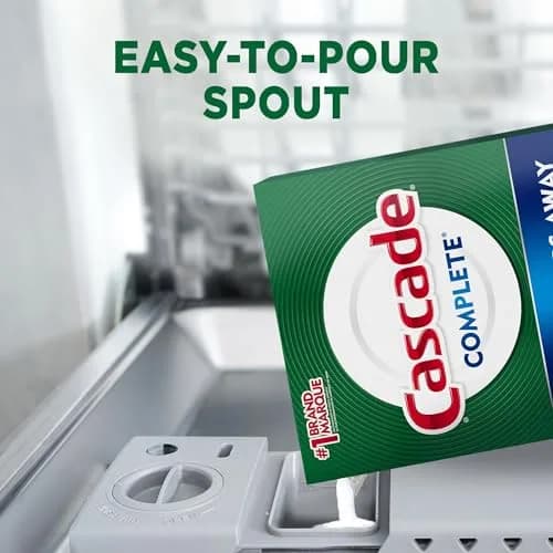 Cascade Complete Powder Dishwasher Detergent 75 oz | Fresh Scent, Phosphate Free, 24-Hour Food Removal thumbnail 5