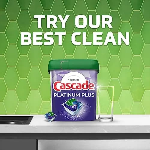 Cascade Complete Powder Dishwasher Detergent 75 oz | Fresh Scent, Phosphate Free, 24-Hour Food Removal thumbnail 6