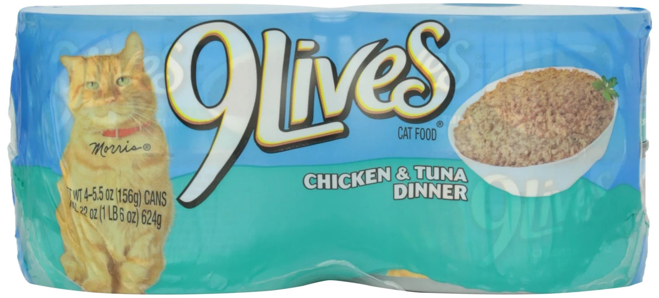 9Lives Cat Food Chicken & Tuna Dinner 5.5 oz | Complete Nutrition for Cats & Kittens