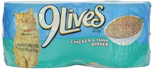 9Lives Cat Food Chicken & Tuna Dinner 5.5 oz | Complete Nutrition for Cats & Kittens thumbnail 1