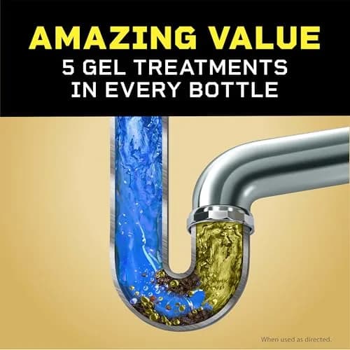 Liquid-Plumr Pro-Strength Full Clog Destroyer Gel 946ml (32 Fl Oz) | Clears Tough Clogs Safely thumbnail 2