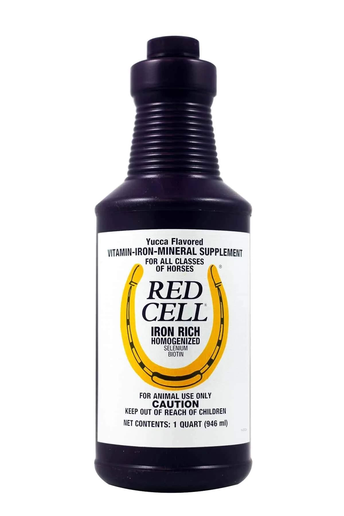 Farnam Red Cell Liquid - 32 oz | Supports Blood Circulation & Coat Shine in Horses