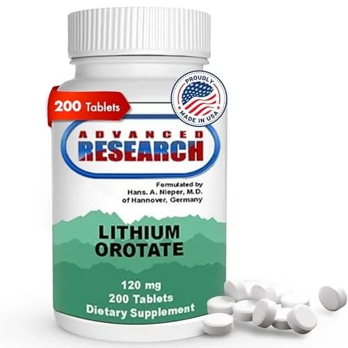 NCI Advanced Research Dr. Hans Nieper Lithium Orotate 5mg | Supports Brain & Mood (120 chars) thumbnail 1