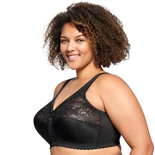 Glamorise Women's Plus Size MagicLift Support Bra Wirefree 44F | Cushioned Lift & All-Day Comfort thumbnail 7
