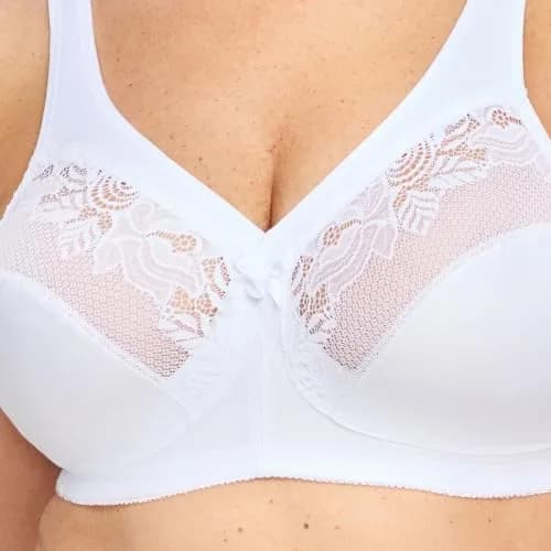 Glamorise Plus Size MagicLift Wirefree Minimizer Bra 48C | Support & Comfort for Curvy Women thumbnail 4
