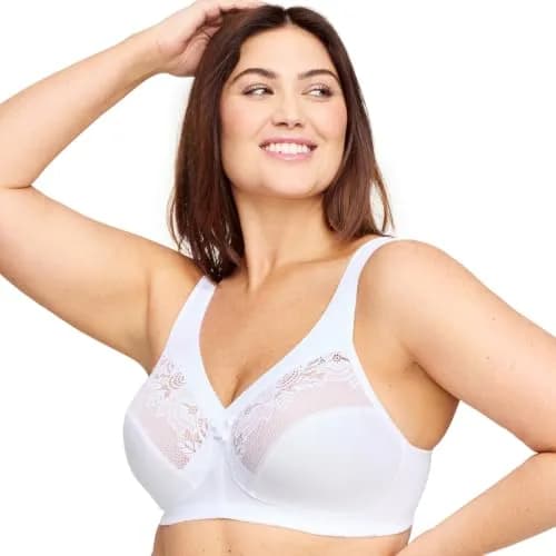 Glamorise Plus Size MagicLift Wirefree Minimizer Bra 48C | Support & Comfort for Curvy Women thumbnail 8