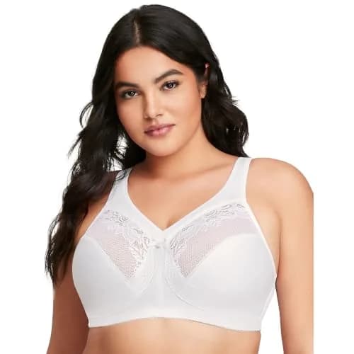 Glamorise Plus Size MagicLift Wirefree Minimizer Bra 48C | Support & Comfort for Curvy Women thumbnail 9