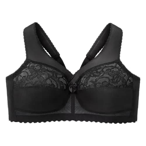 Glamorise Plus Size MagicLift Original Support Bra Wirefree 42D | Wire-Free Lift & Comfort thumbnail 4