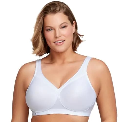 Glamorise Full Figure Plus Size MagicLift Seamless Sports Bra Wirefree 36D | Impact Level: Medium with Firm Support thumbnail 8
