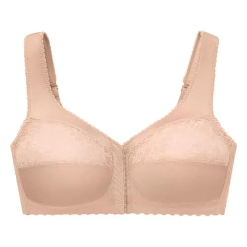 Glamorise Full Figure Plus Size MagicLift Front-Closure Support Bra Wirefree Blush | Support & Comfort for Curvy Women thumbnail 4